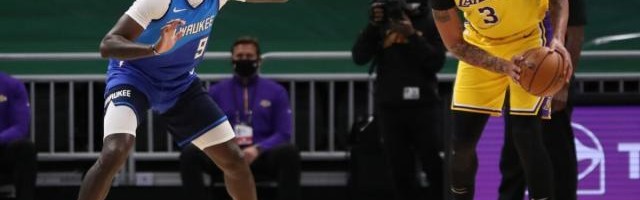 湖人创队史最佳开季客场战绩 浓眉却不满个人表现